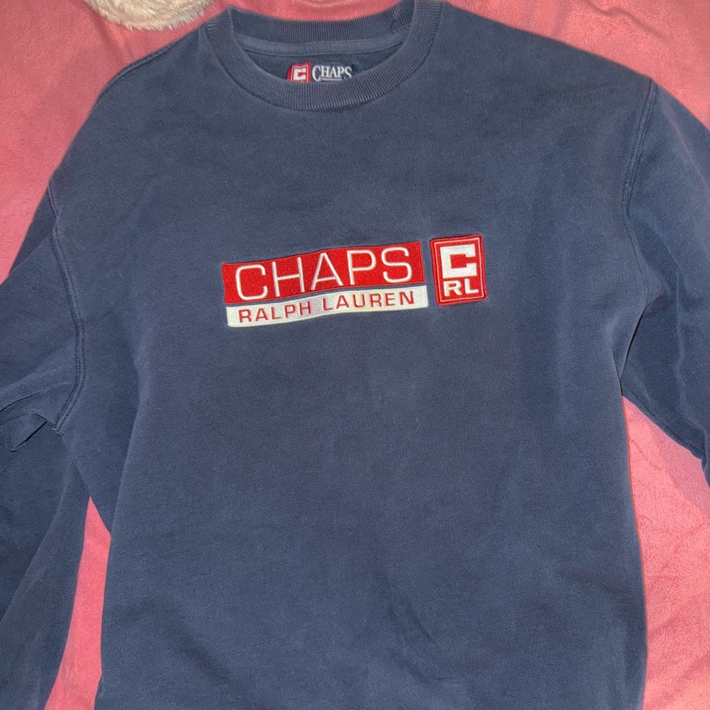 Ralph Lauren Chaps Men's Navy Crewneck Sweater